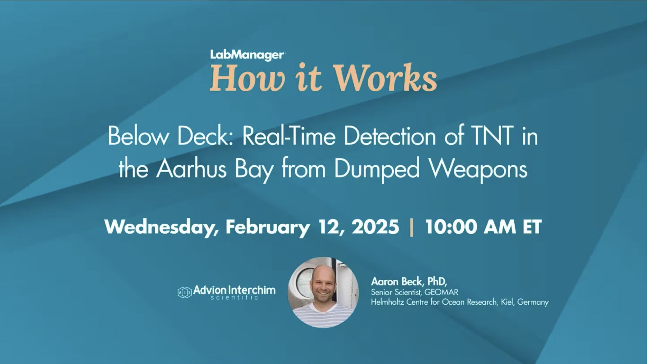 Webinar: Below Deck – Real-time Detection of TNT in the Aarhus Bay from Dumped Weapons